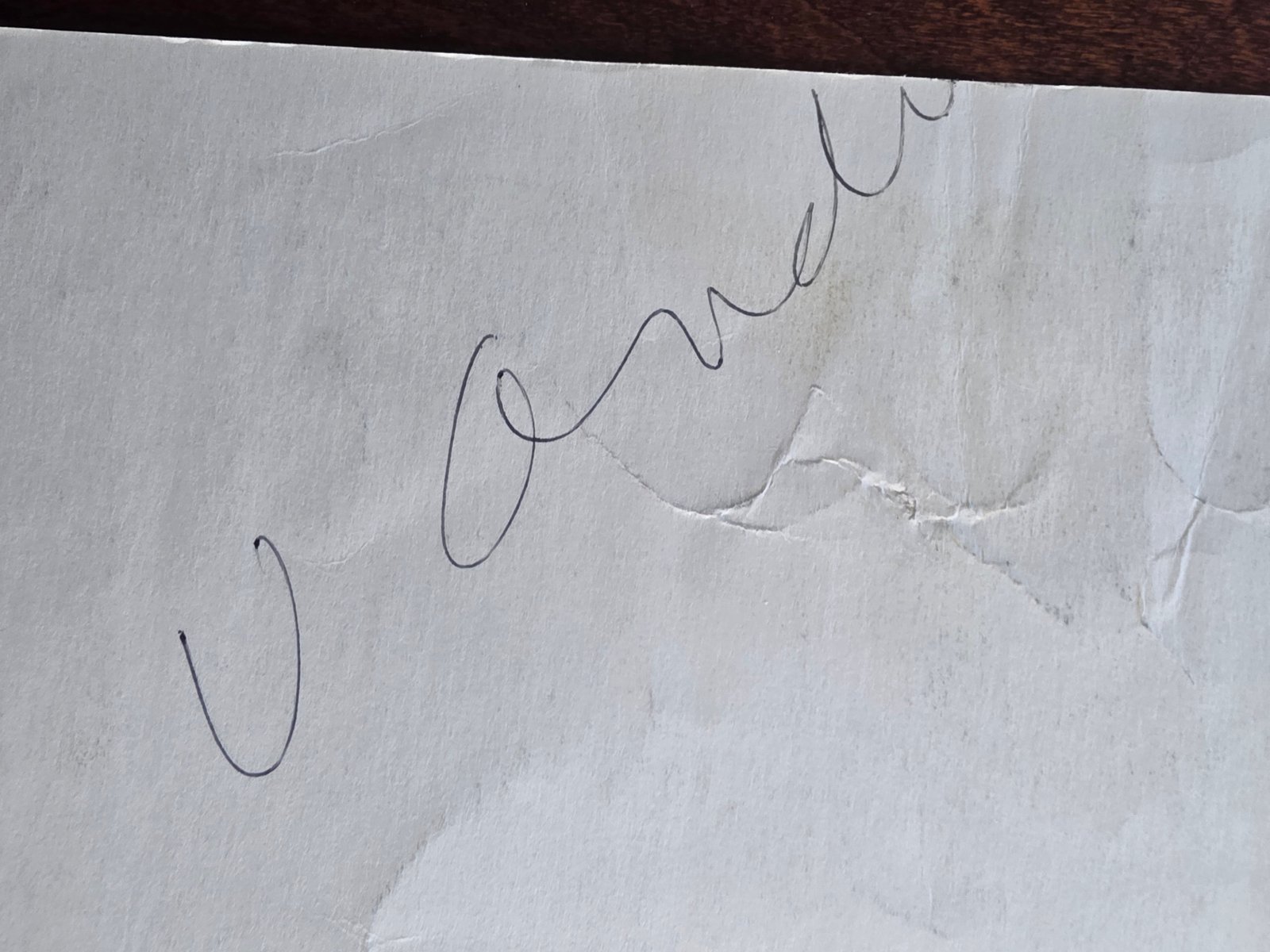 Ursula Andress — What's New Pussycat? Autograph