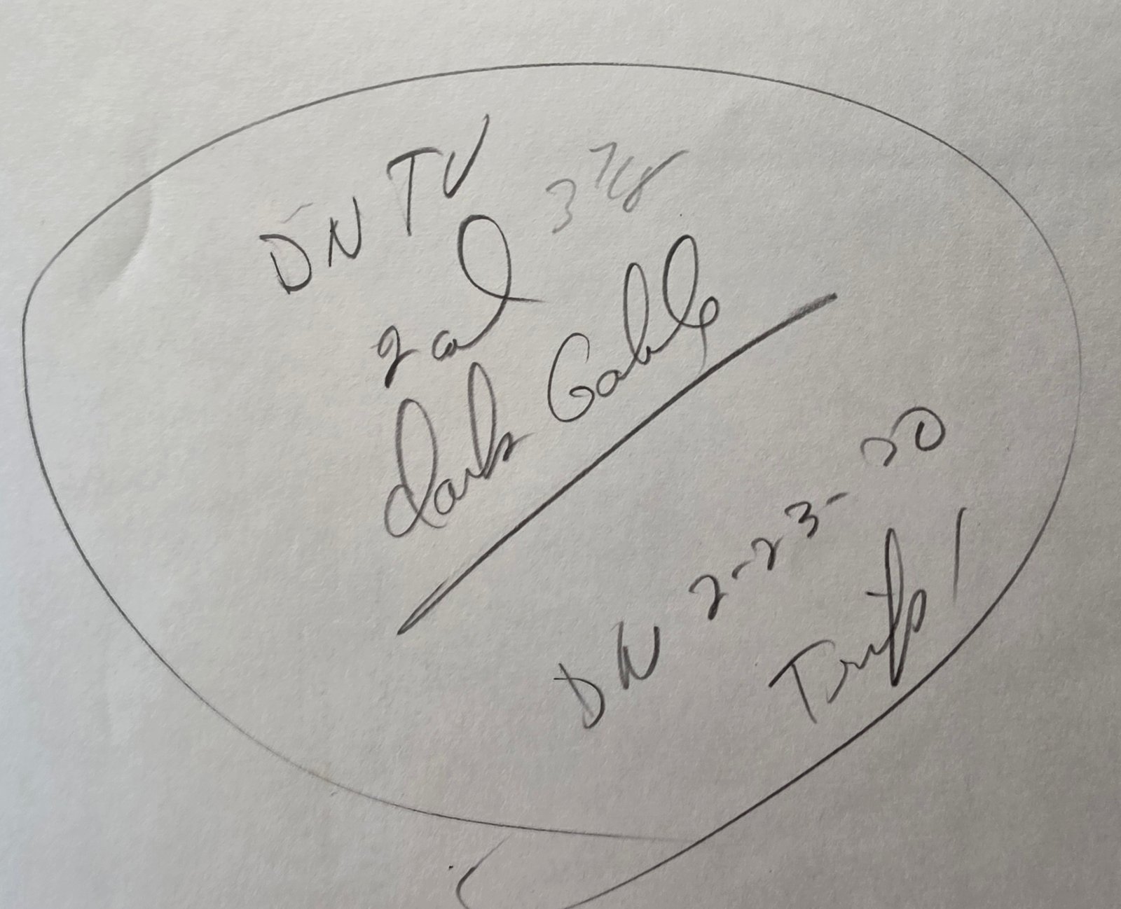 Clark Gable autograph