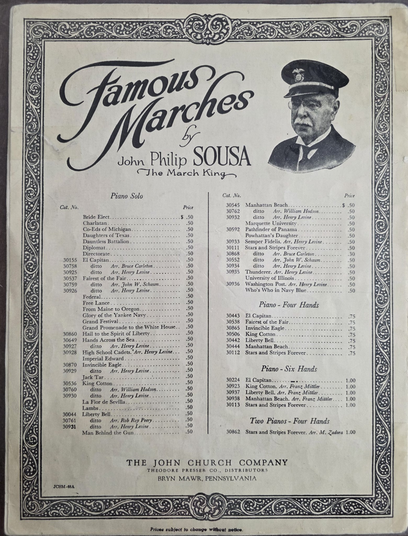 Stars and Stripes Forever sheet music