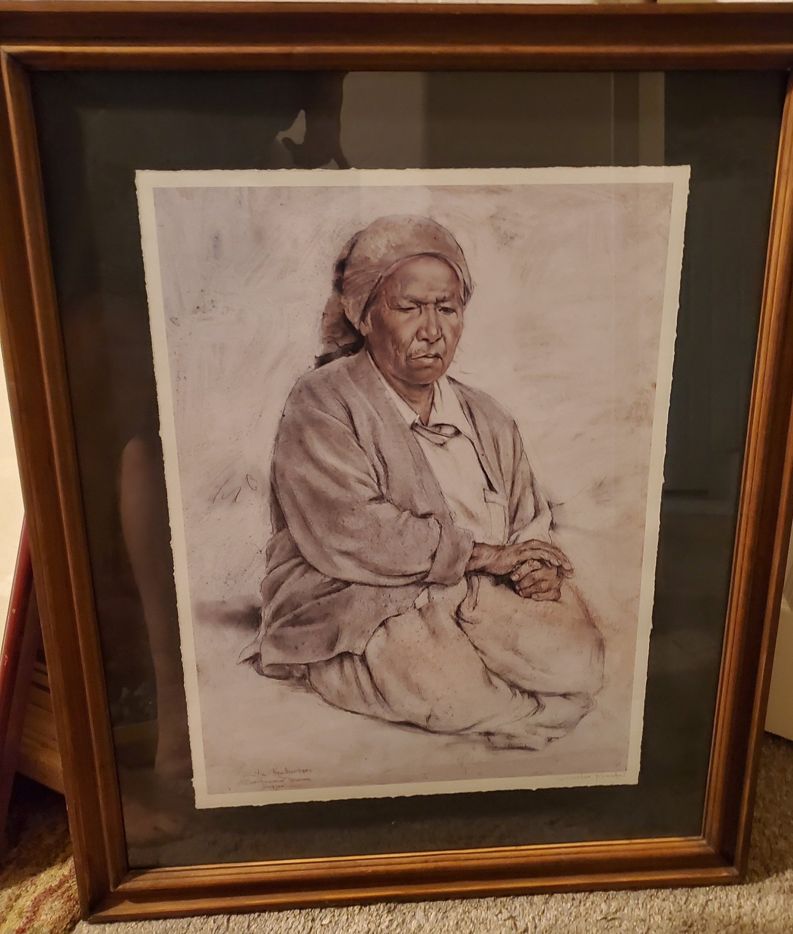 Seated Indigenous Woman