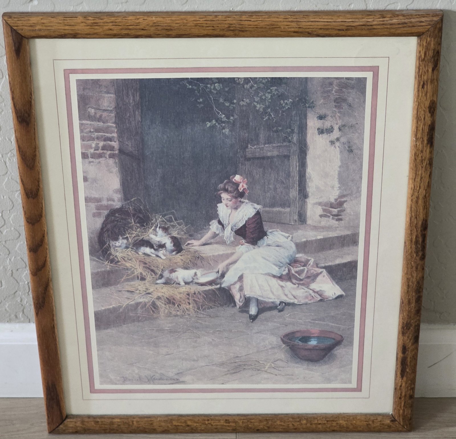 Young Woman with Cats (working title)