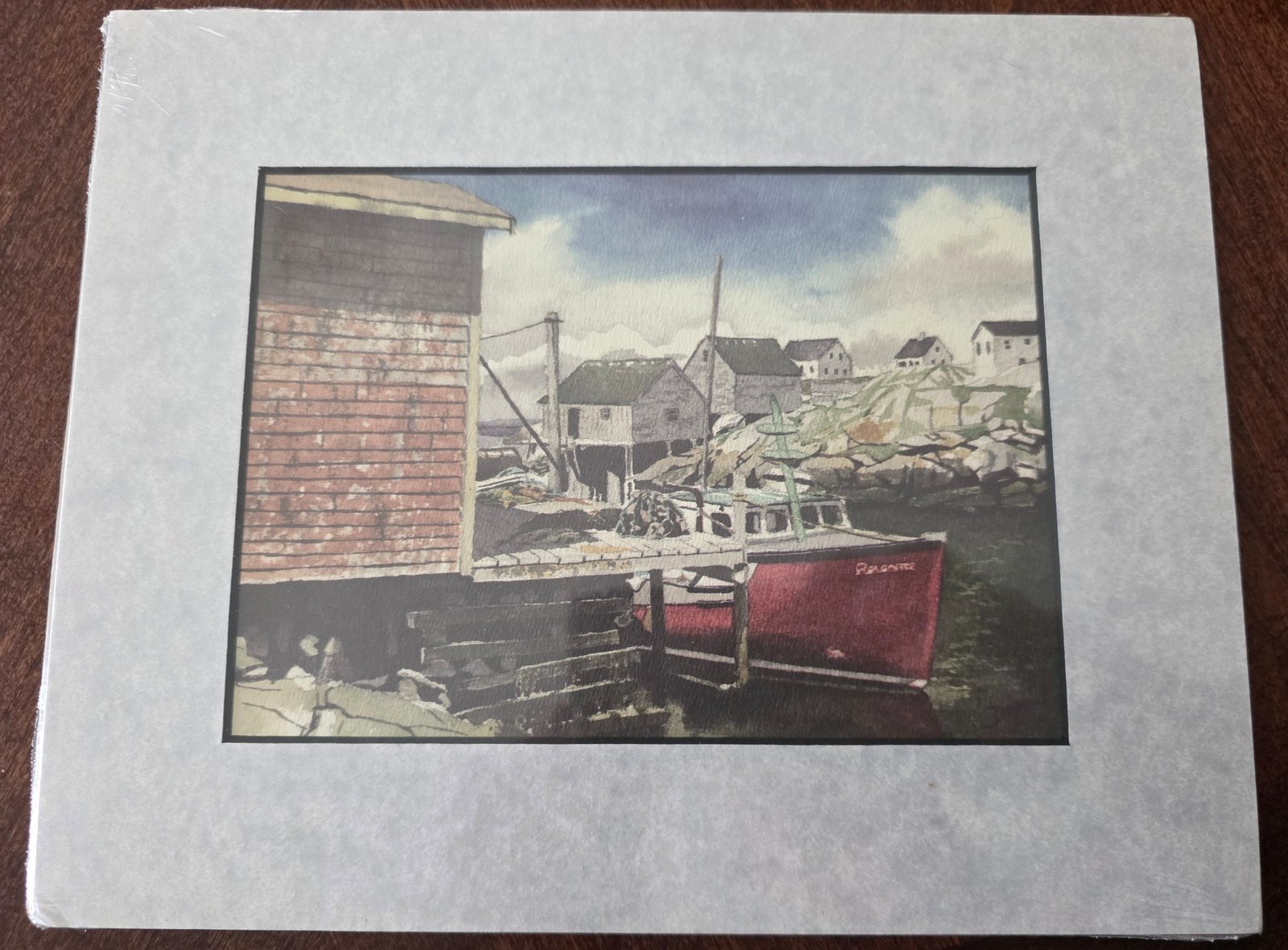 Harbor Scene (title to be confirmed)