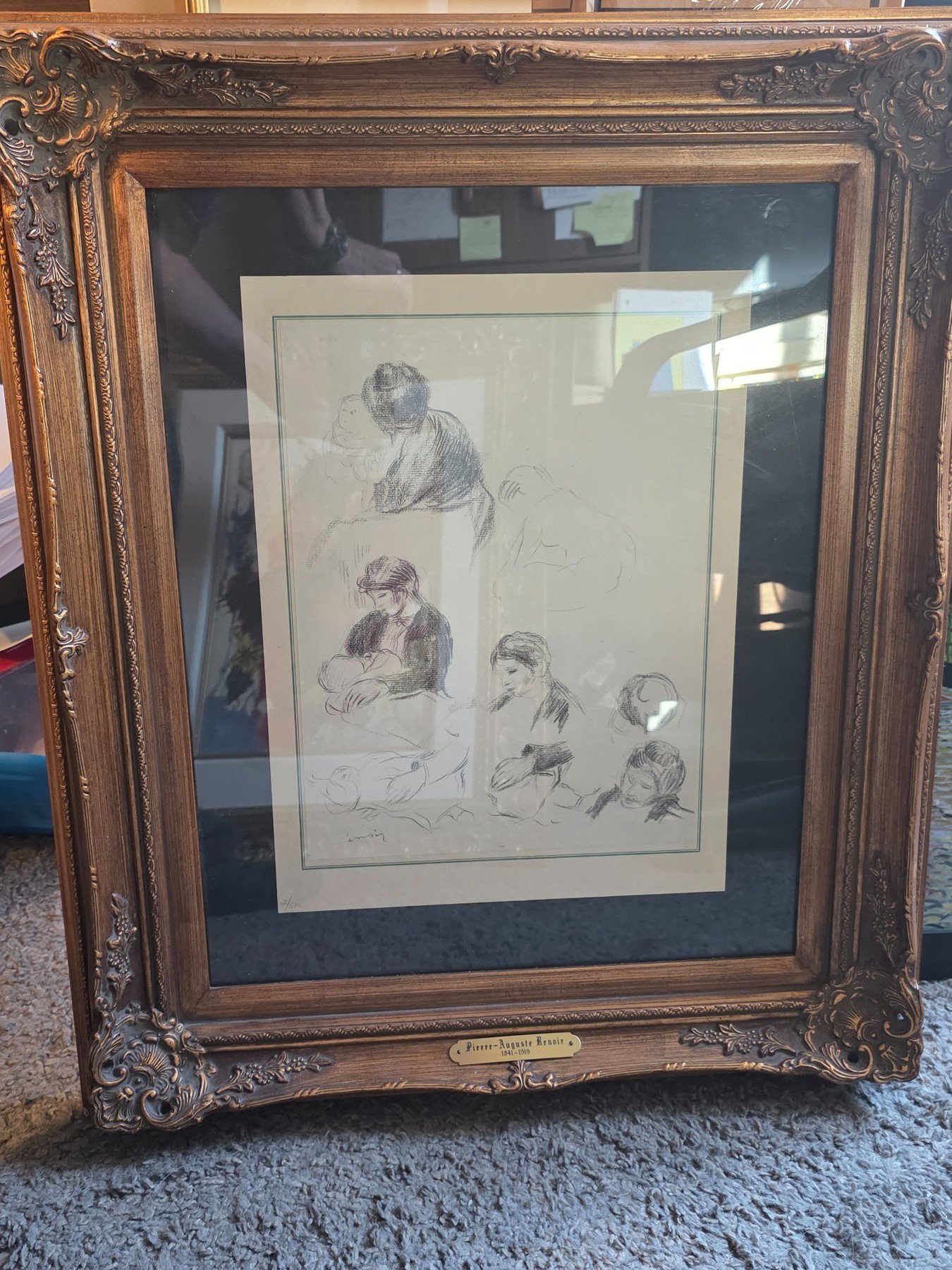 Hoi Lebadang equestrian lithograph