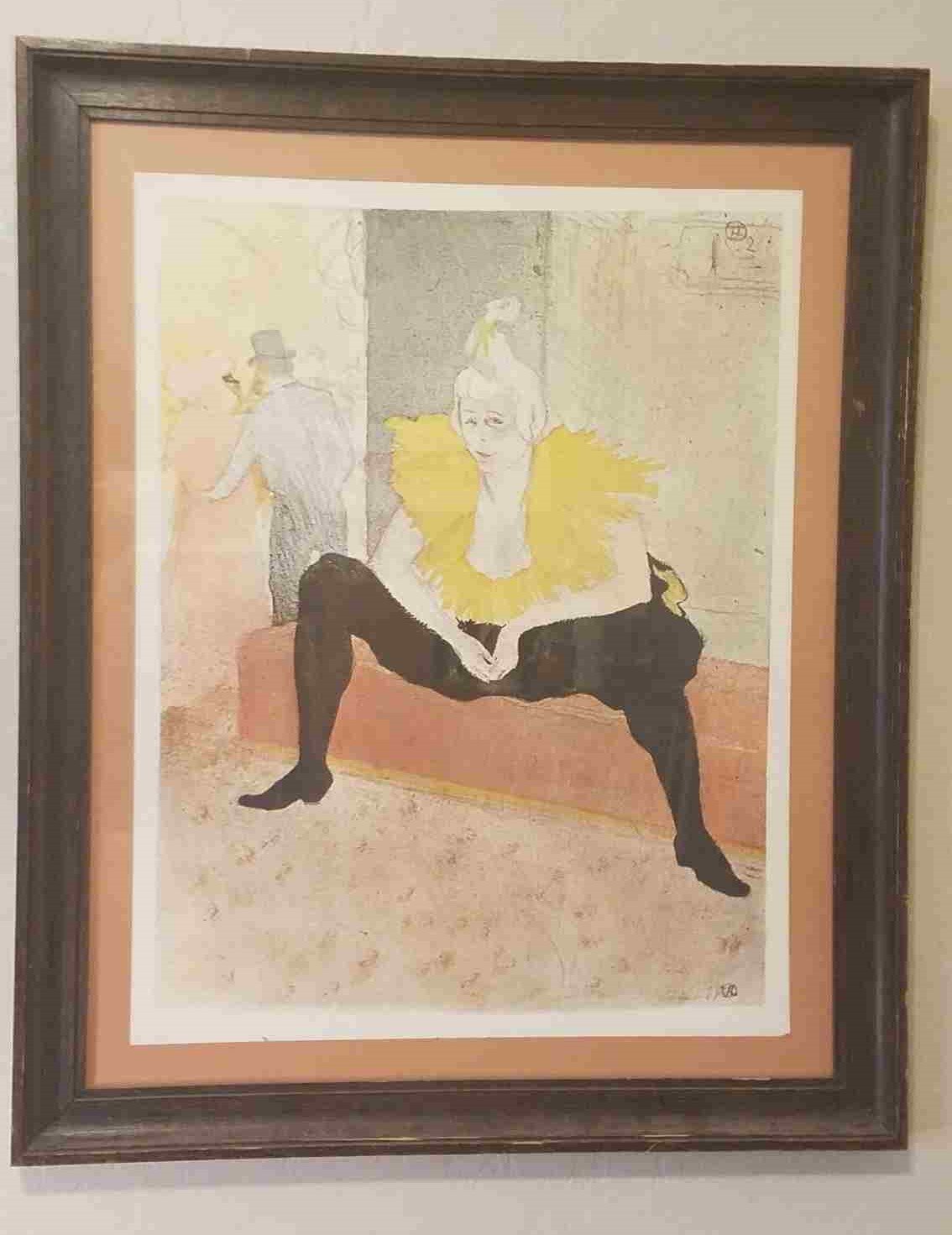 La Clownesse by Henri de Toulouse-Lautrec